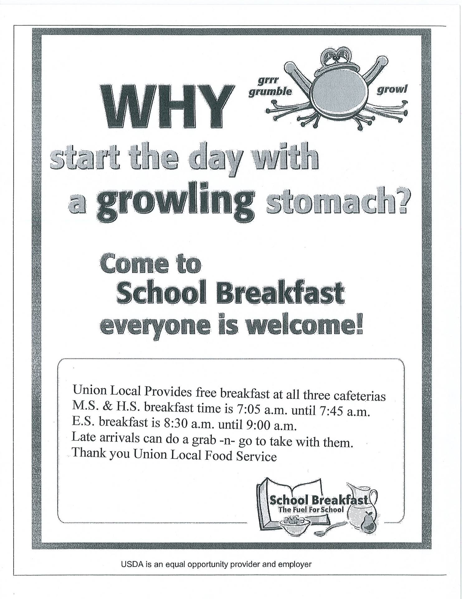 Free Breakfast